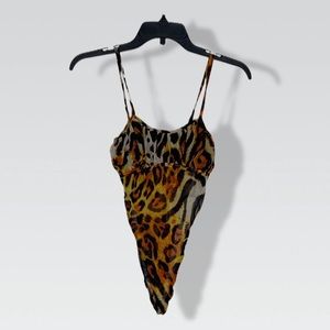 Fashion Nova Print Mesh 2 Piece Set